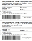 Boleta de tasa de publicación del edicto